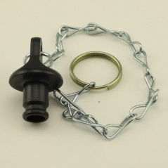 DUST PLUG 
 and CHAIN FOR FEMALE