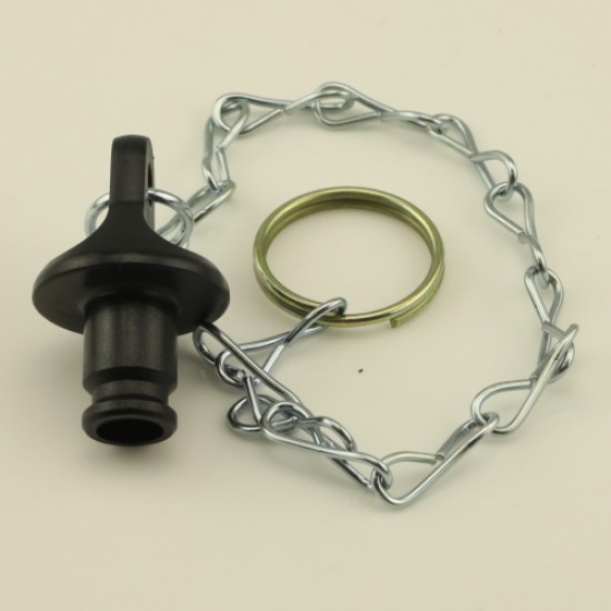 DUST PLUG 
 and CHAIN FOR FEMALE
